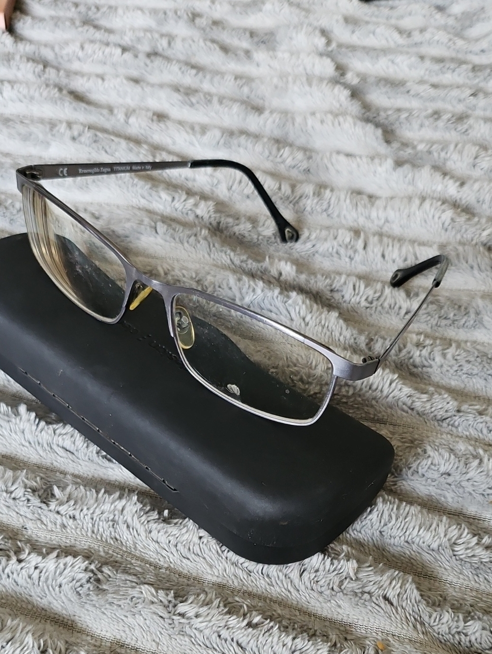 Ermenegildo Zegna Italian Titanium Mens Glasses